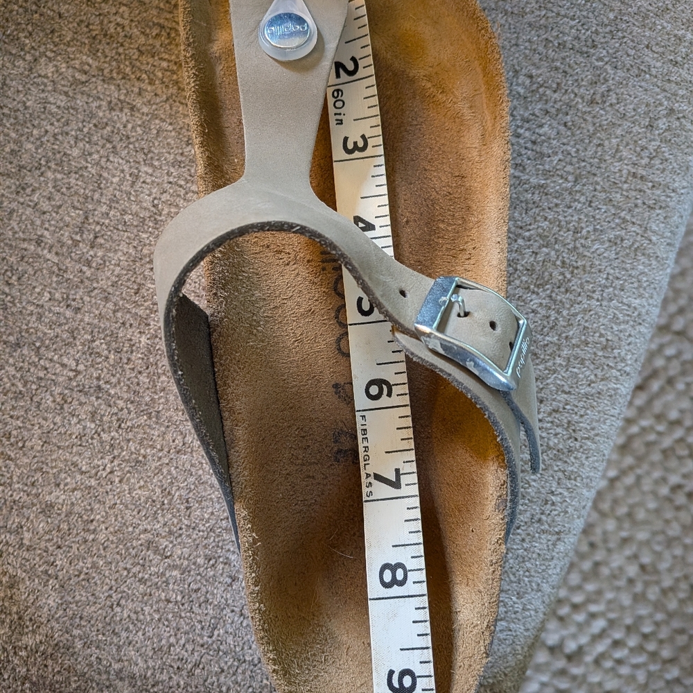 Women's Birkenstock Papillo Gizeh platform Sandals Size 37 Or 6.5 - Picture 6 of 7